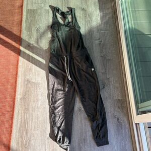 Vuori Black Sleeveless Racerback Jumpsuit